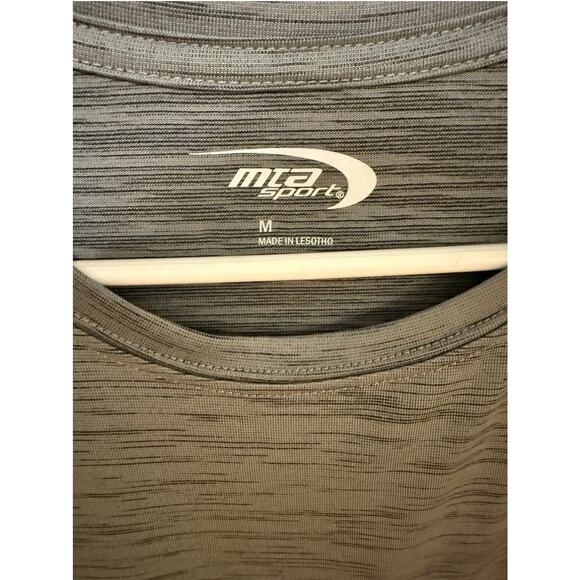 MTA Sport Mens Gray Athletic T Shirt Size Medium - Picture 4 of 7